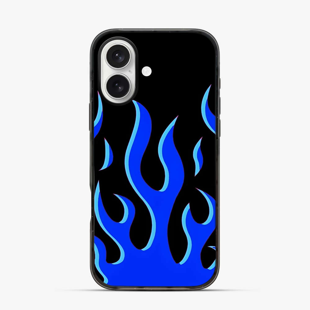 Flame | Blue iPhone 16 Case