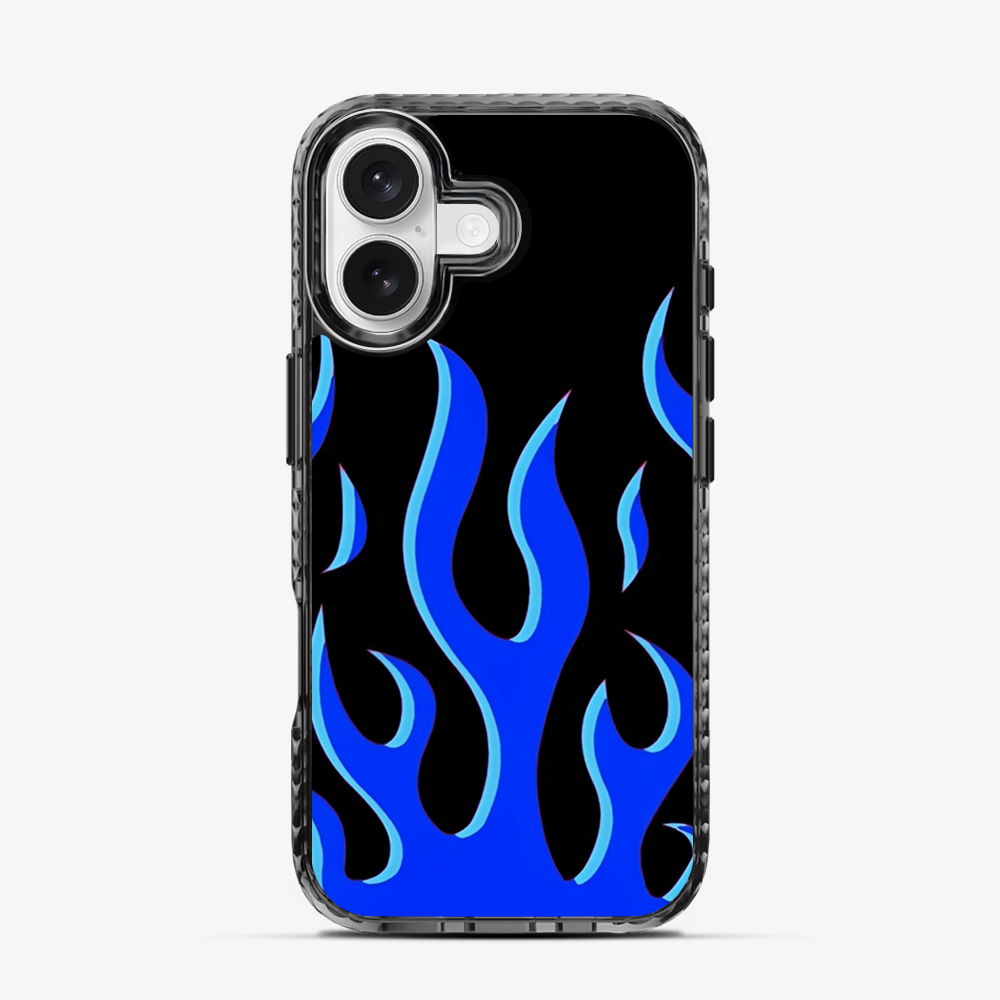 Flame | Blue iPhone 16 Case