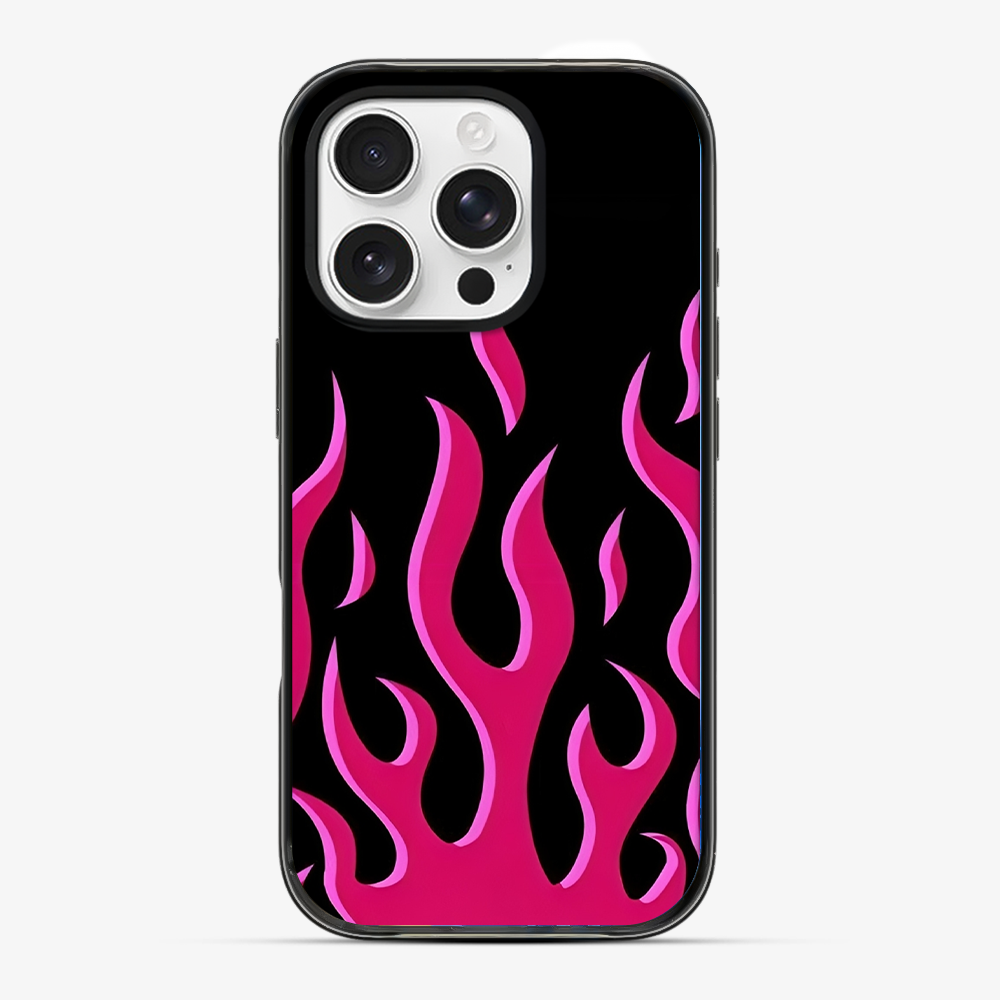 Flame Phone Case | Pink Hard 2.0 Case