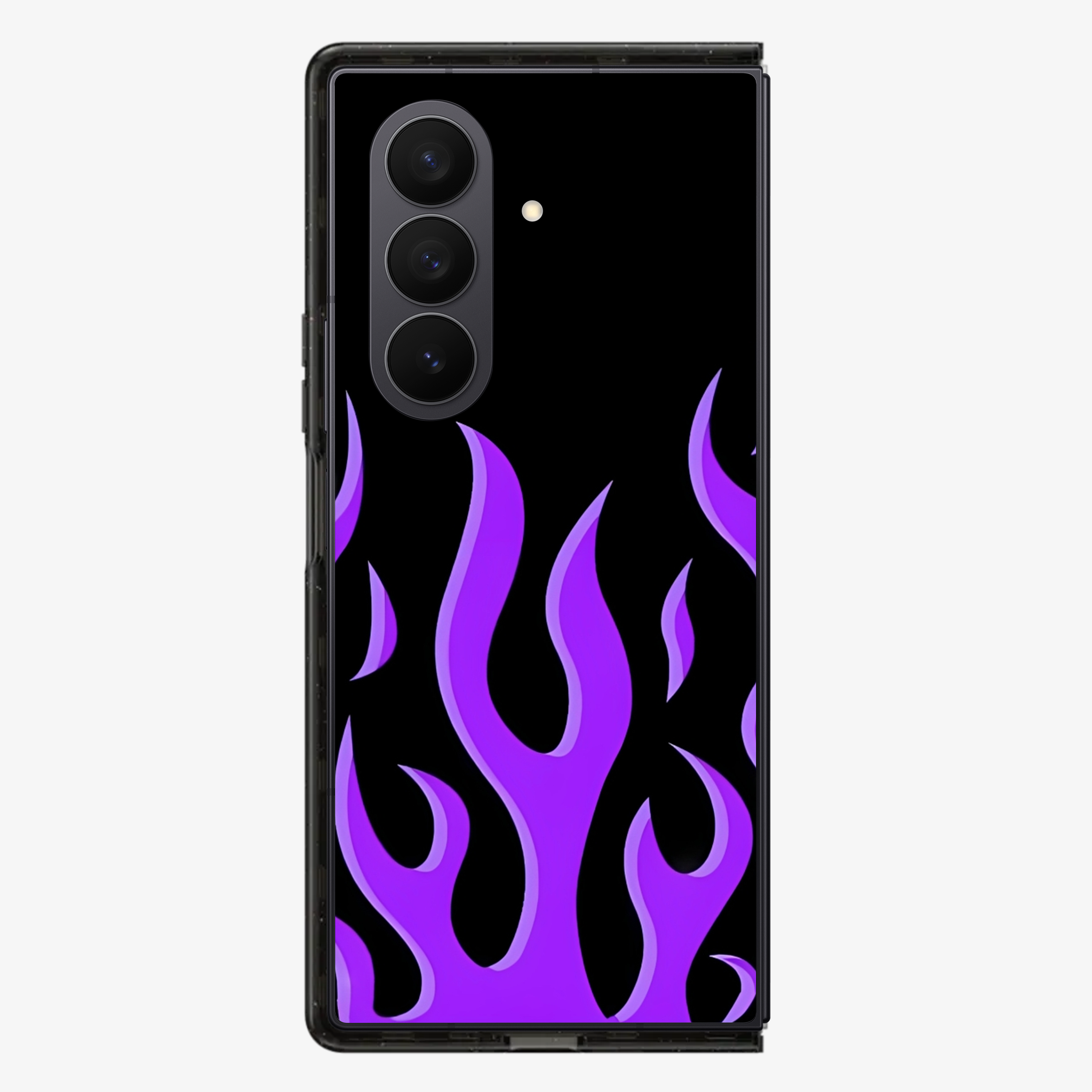 Flame | Purple Samsung Z Fold Phone Case
