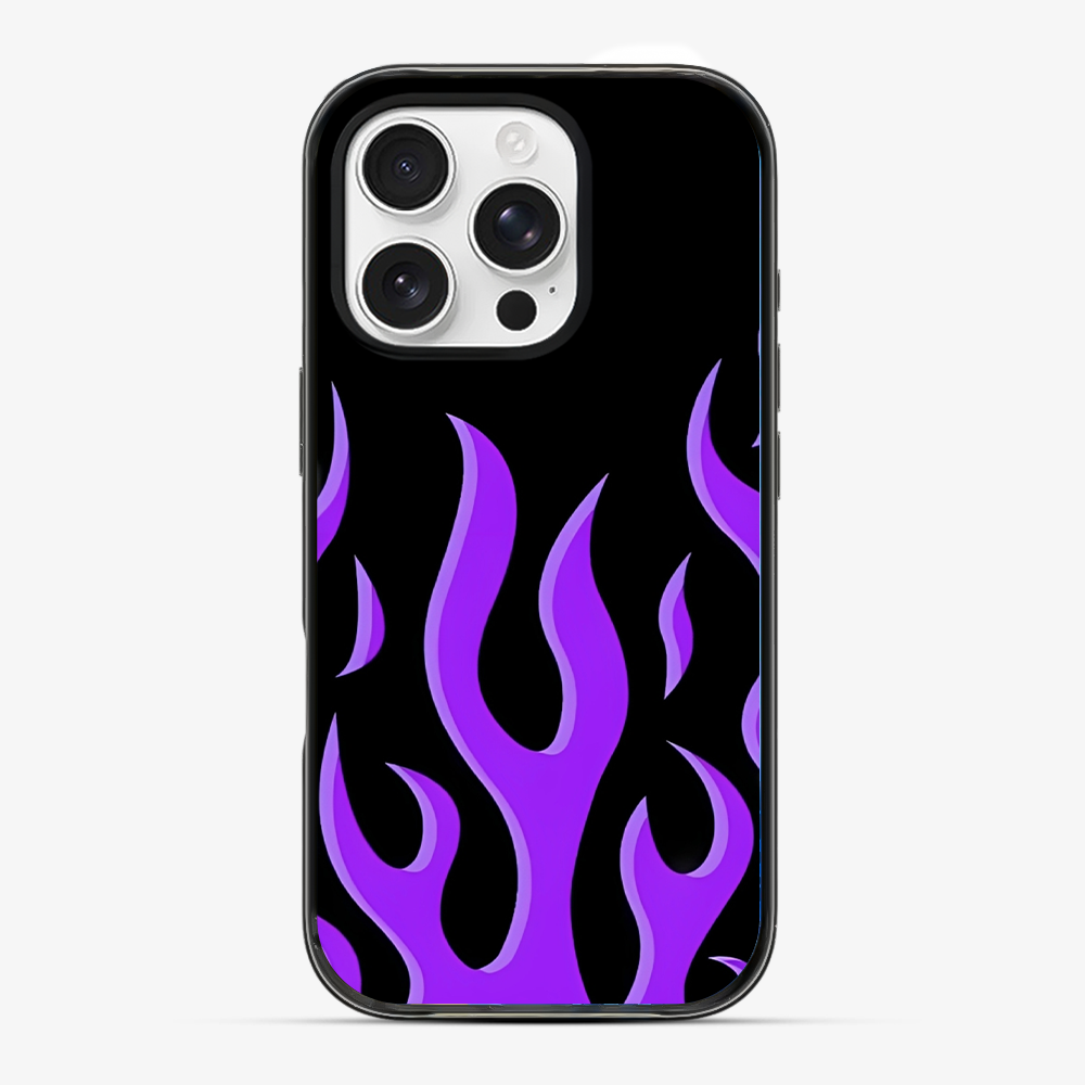 Flame Phone Case | Purple Hard 2.0 Case