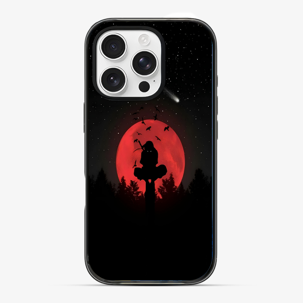 Anime Itachi Over a Moon Phone Case Hard 2.0 Case