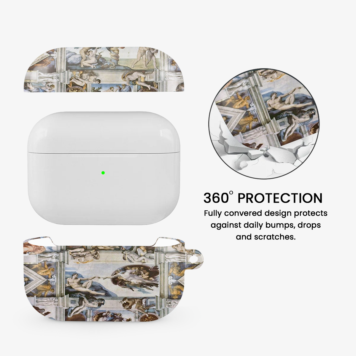 Sistine Chapel Ceiling Airpods Case