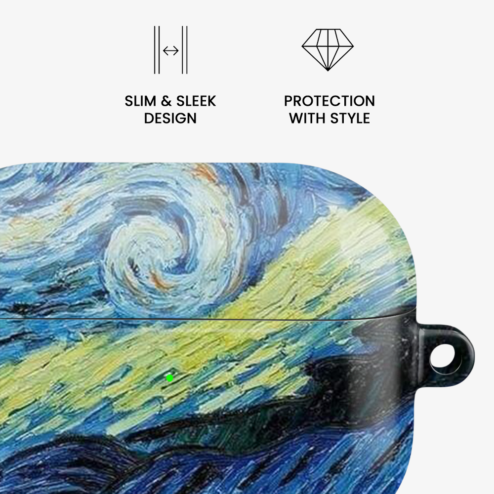 The Starry Night's - Vincent VanGogh Airpods Case