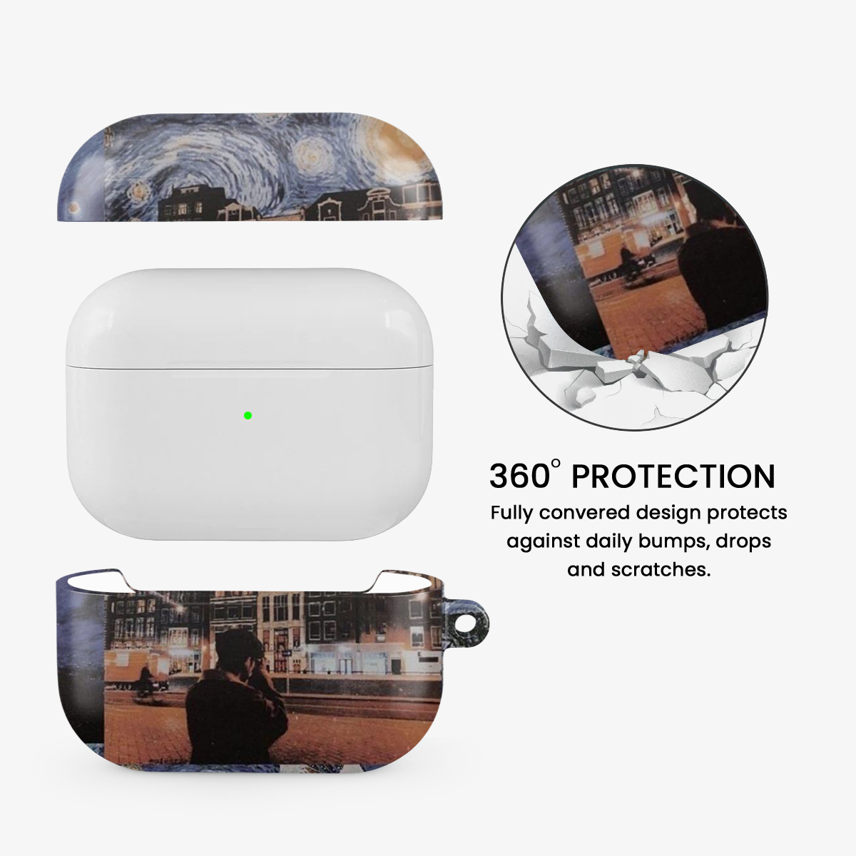 Under Starry Night Airpods Case