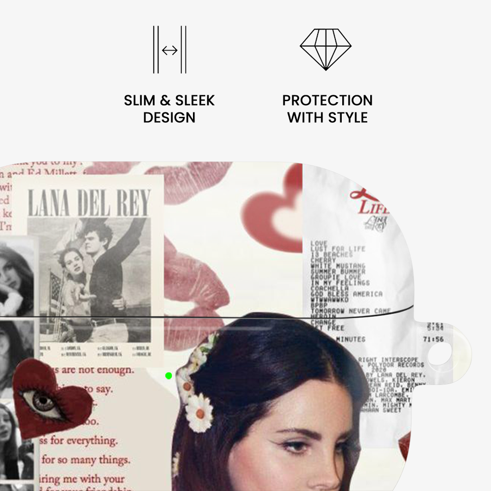 Lana Del Rey Sticker Airpods Case