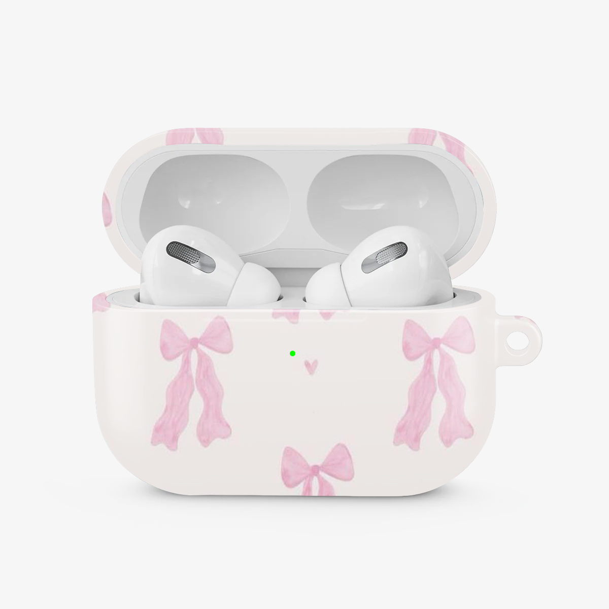 Coquette Pink Bow Airpods Case