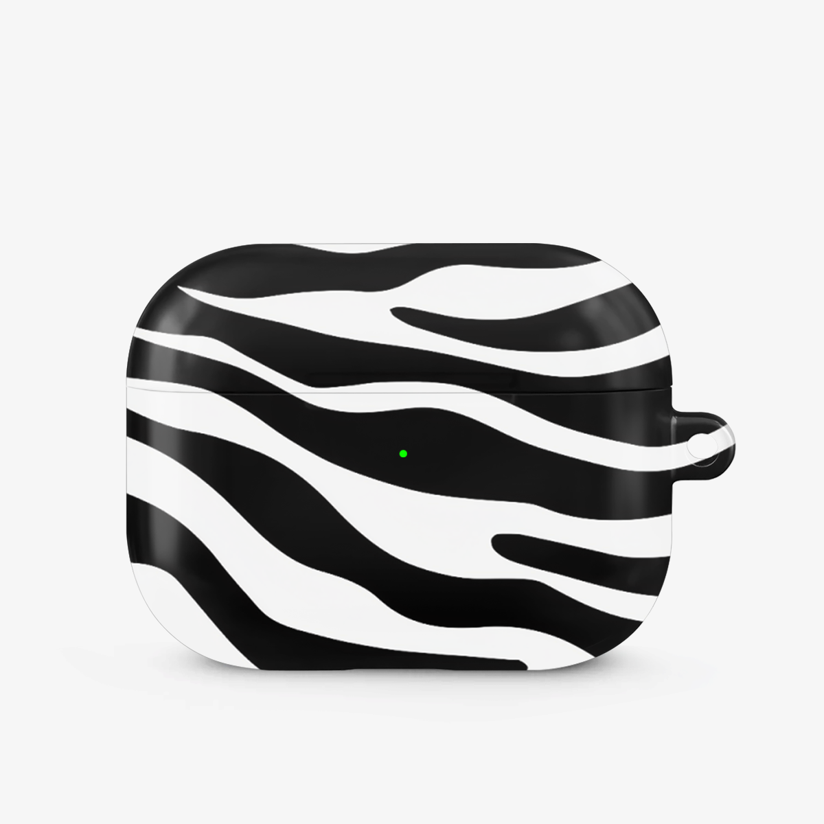 Zebra Airpods Case | White