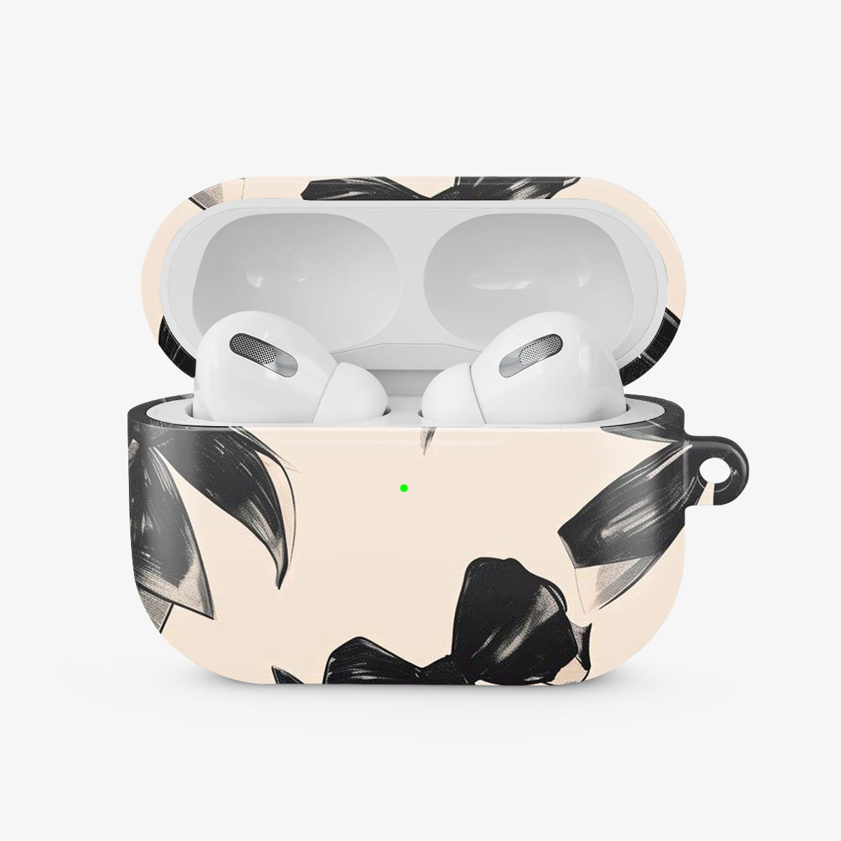 Coquette Black Bow Airpods Case