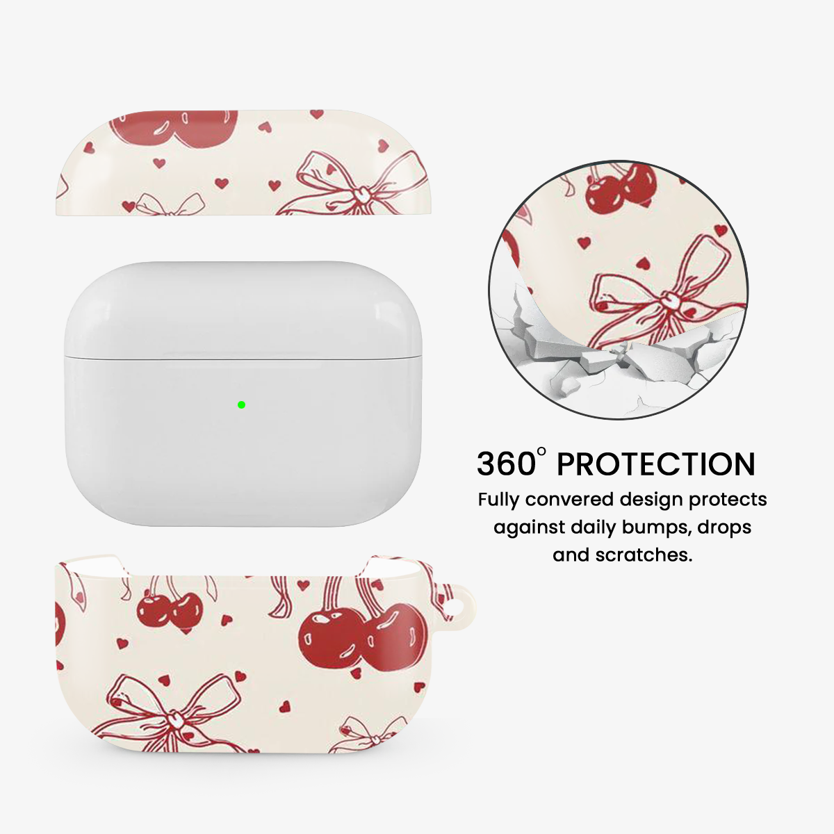 Cherry And The Bow Airpods Case