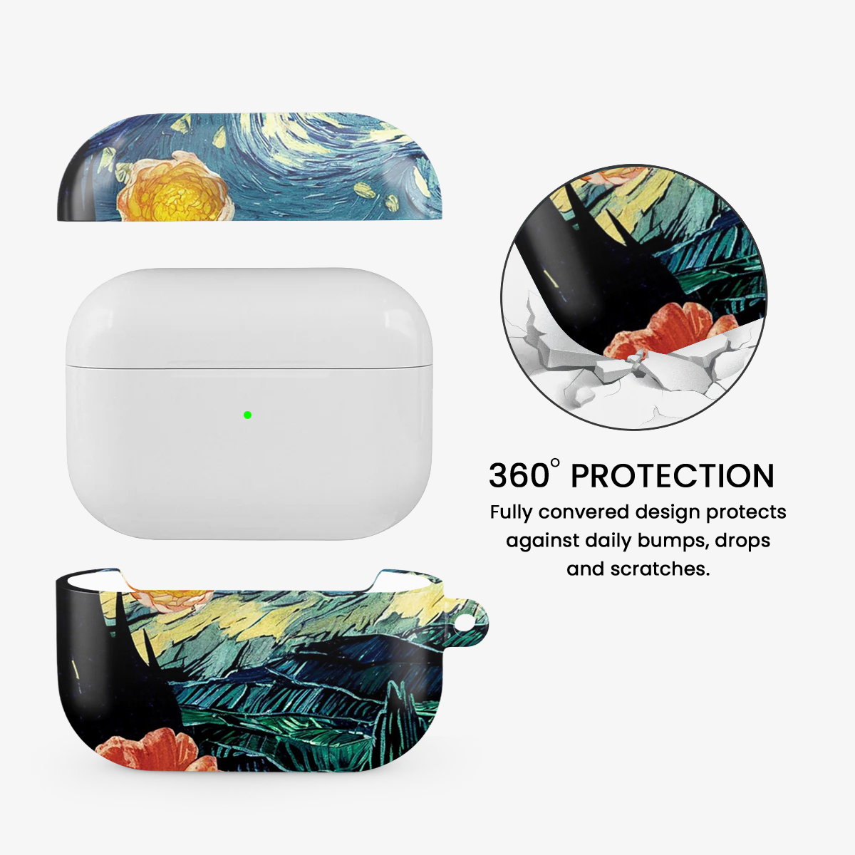 The Starry Night's 2.0 - Vincent VanGogh Airpods Case