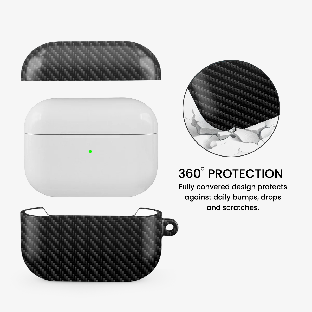 Premium Carbon Fibre Airpods Case