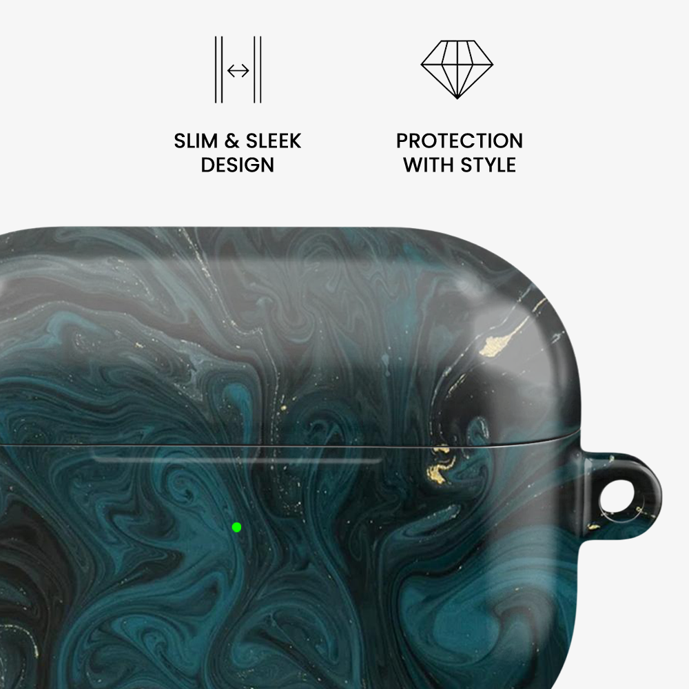 Green Gold Airpods Case