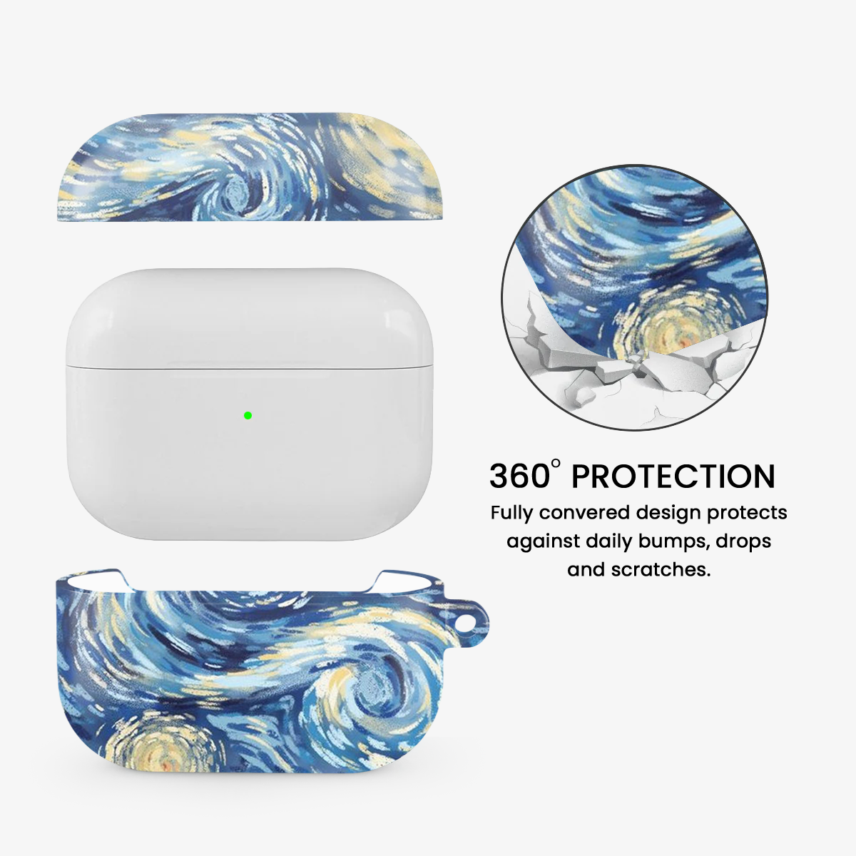 The Starry Night | Van Gogh Airpods Case