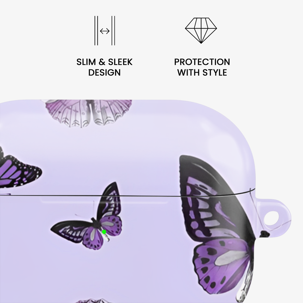 Butterfly Airpods Case | Purple