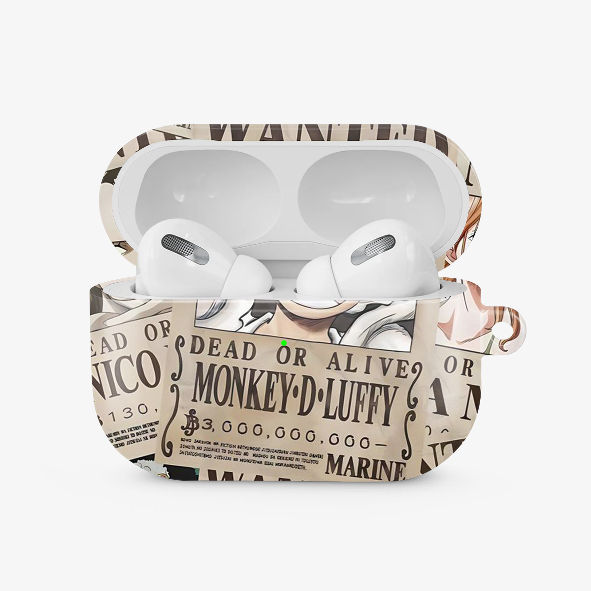 Wanted One Piece Luffy Anime Airpods Case