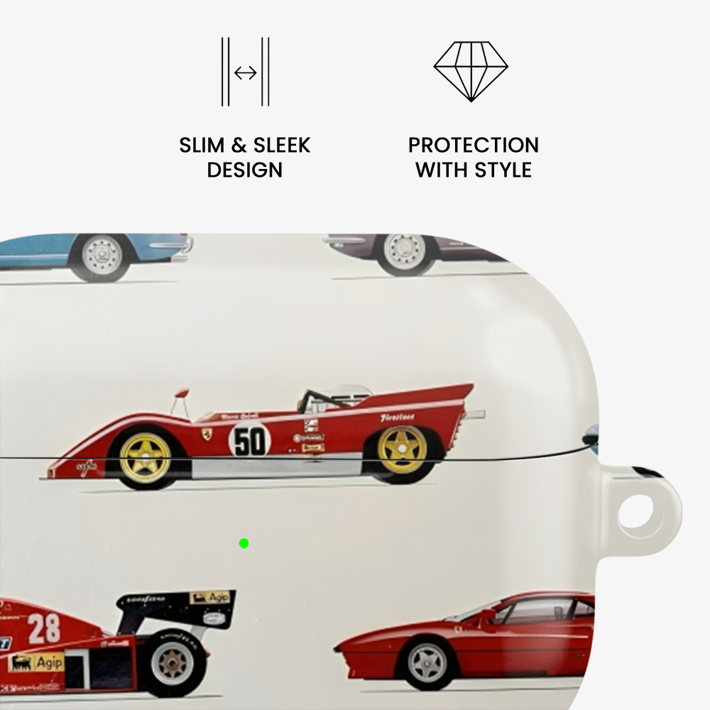 Vintage Cars Airpods Case