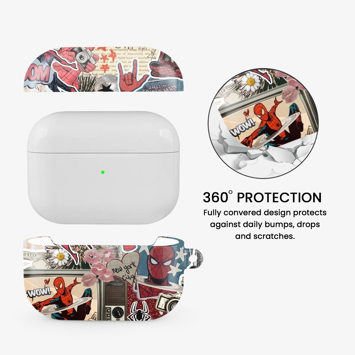 Spiderman X New York Airpods Case | Two