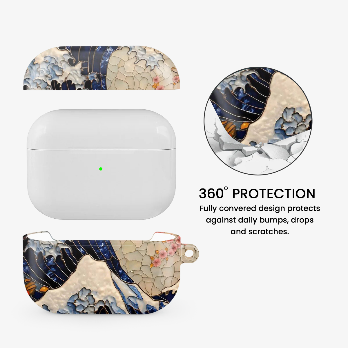 The Great Wave Airpods Case | Two