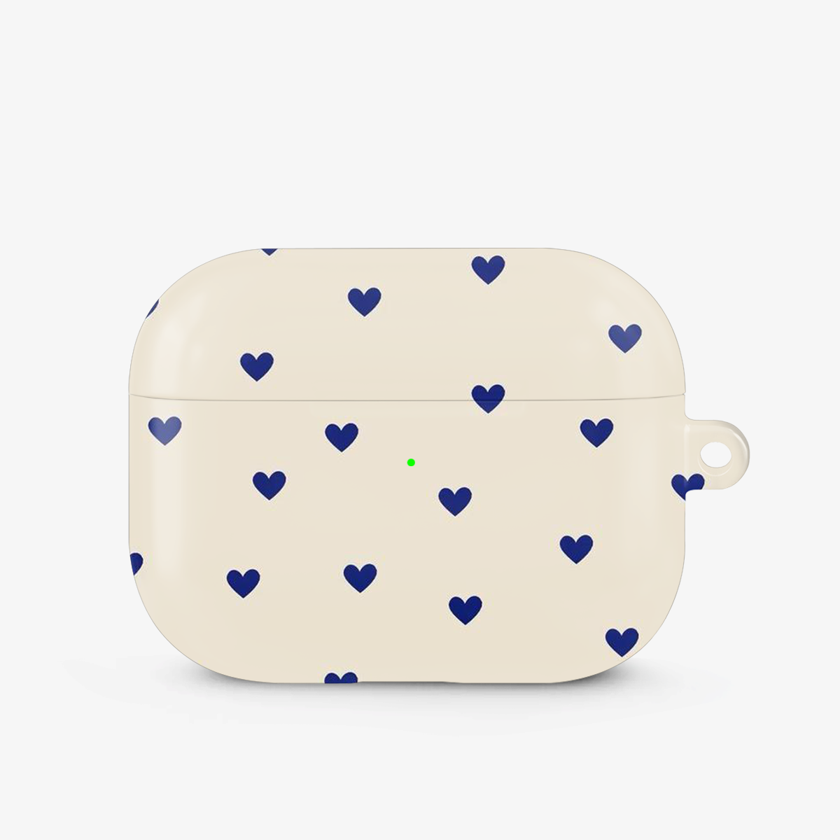 Blue Multiple Heart's Airpods Case