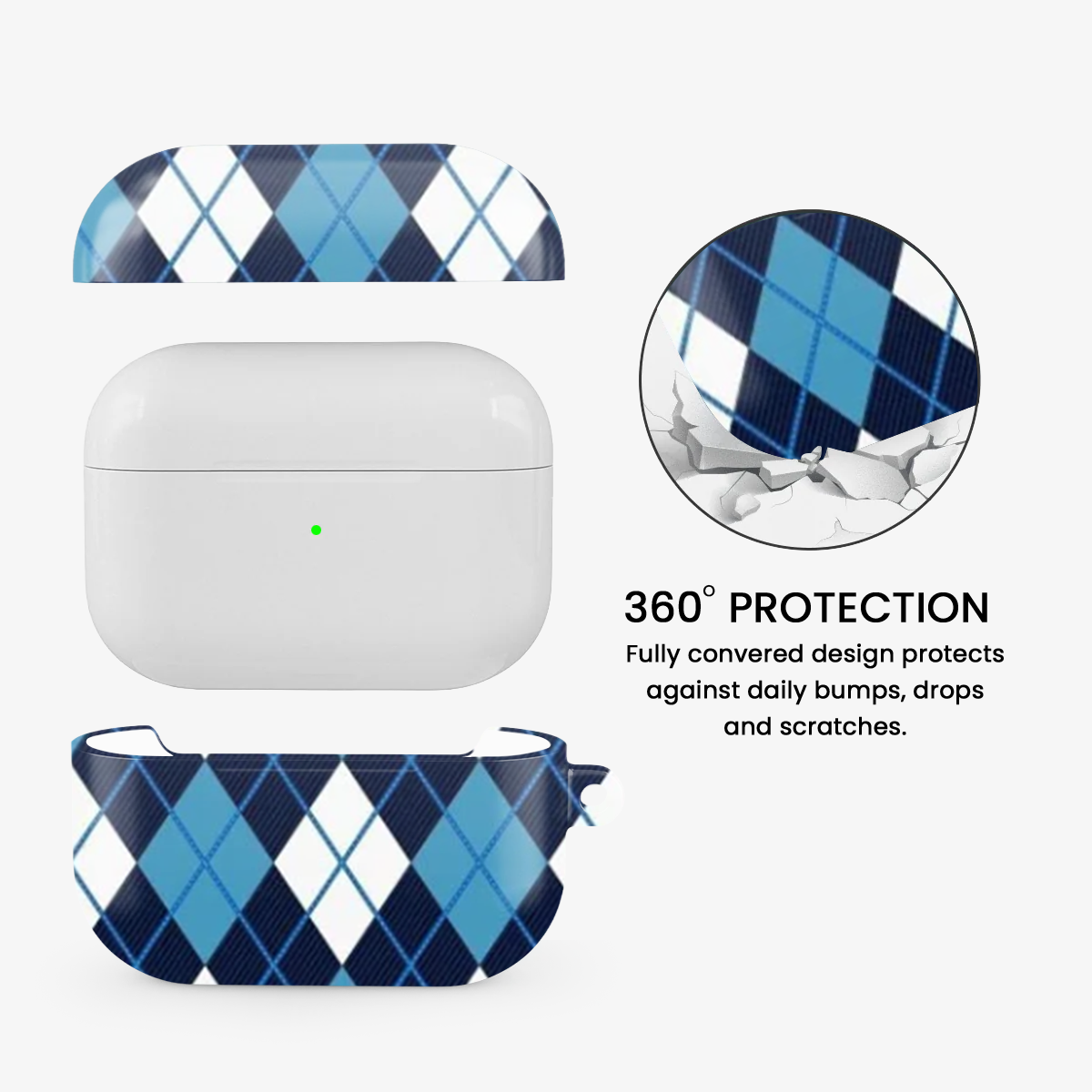 Diamond Cloth Airpods Case