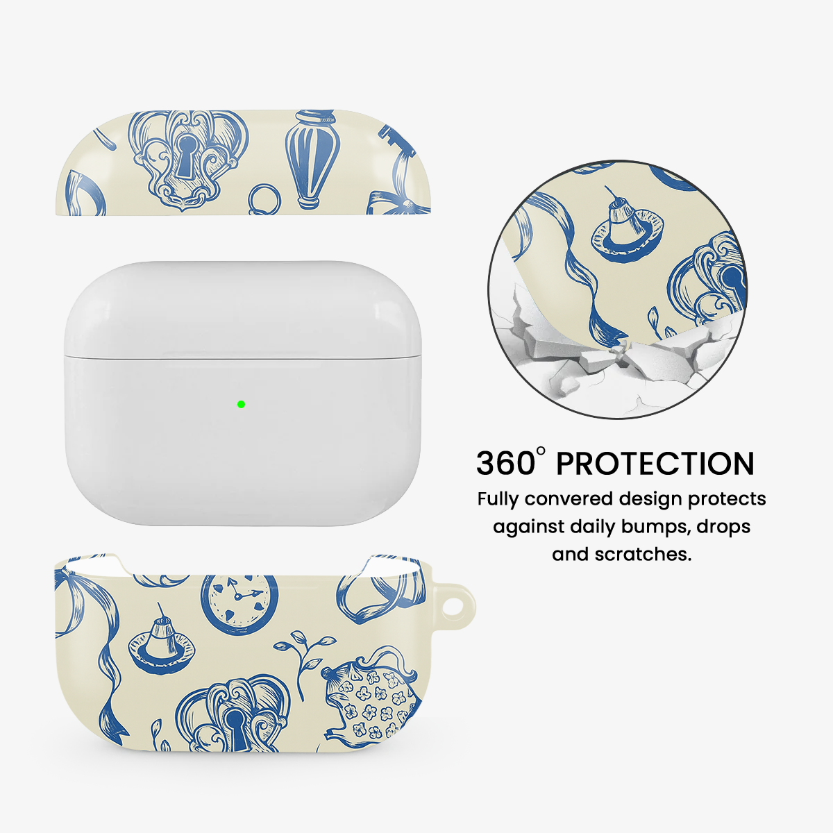 Tea Party Airpods Case