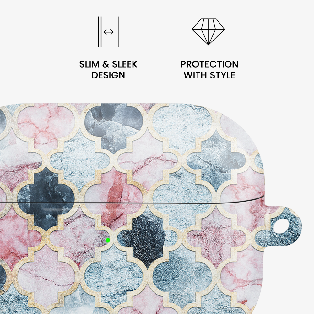 Pink Beach Airpods Case