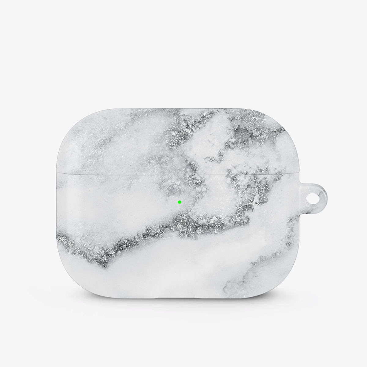 White Winter Airpods Case