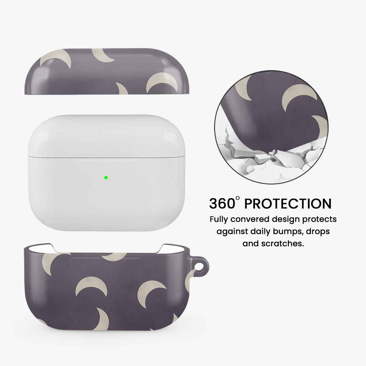 Moon Stone Airpods Case