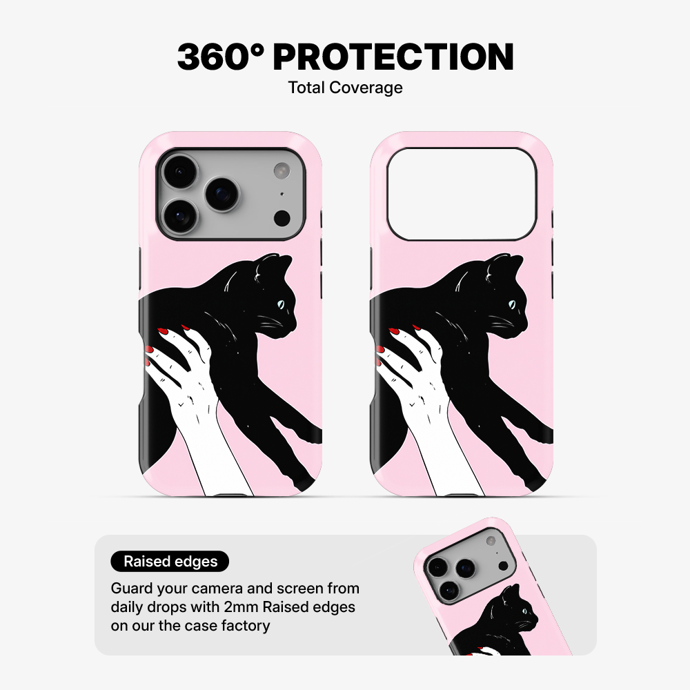 Caught By The Cat Phone Case