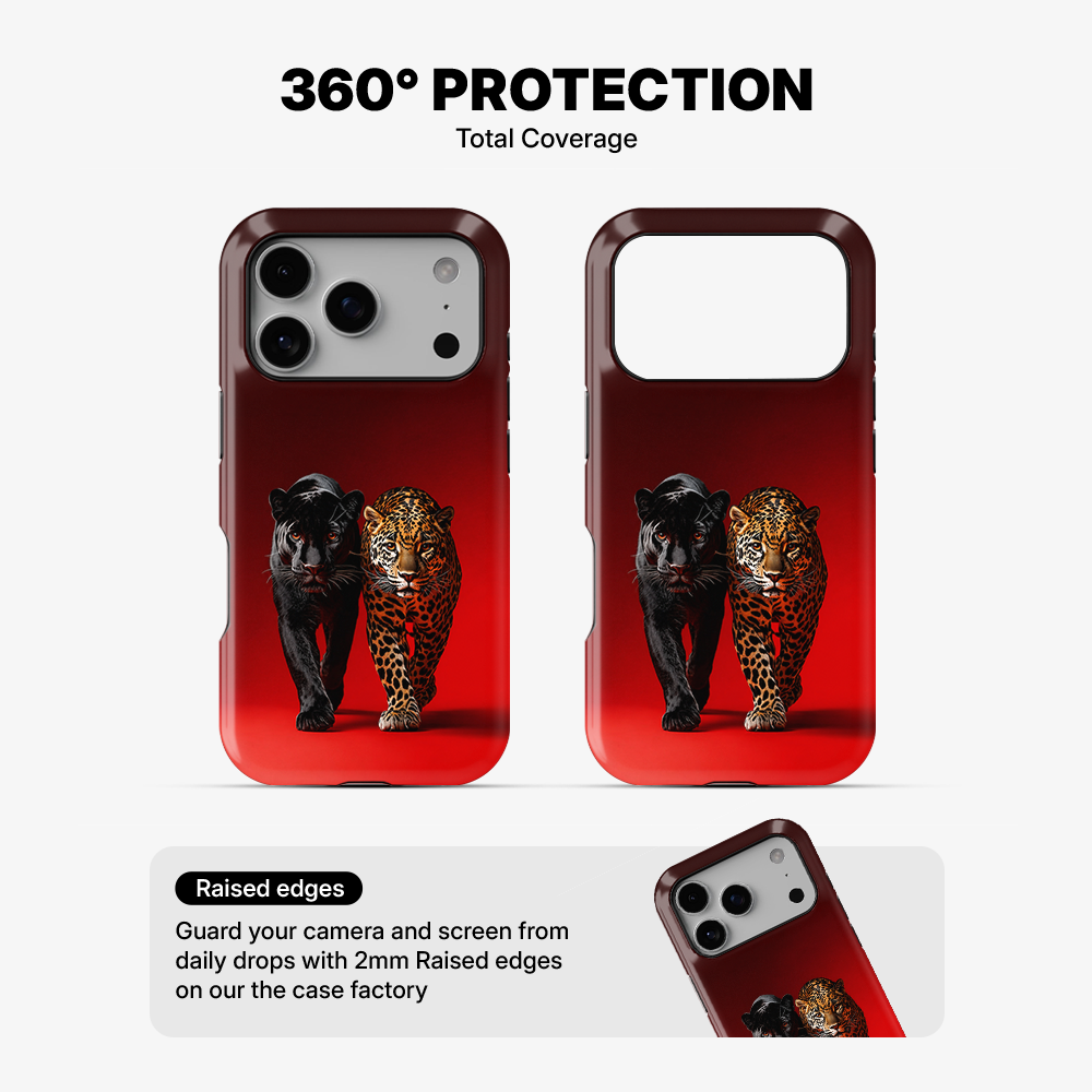 Double Trouble Cat Phone Case