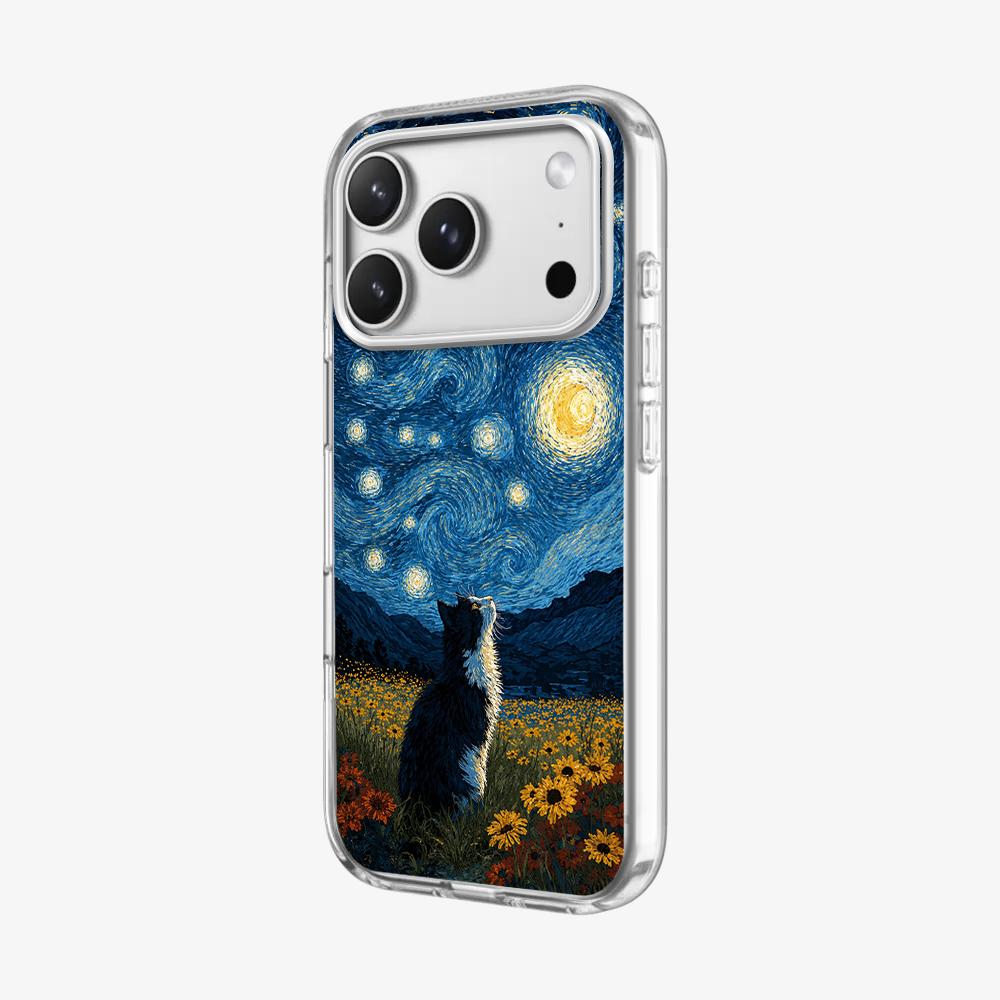 Over The Moon Cat Phone Case