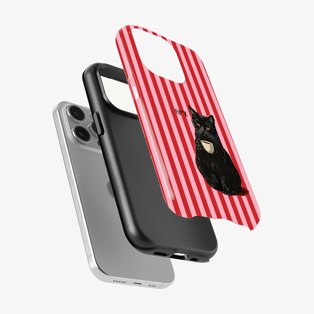 Stripe Meowt Phone Case