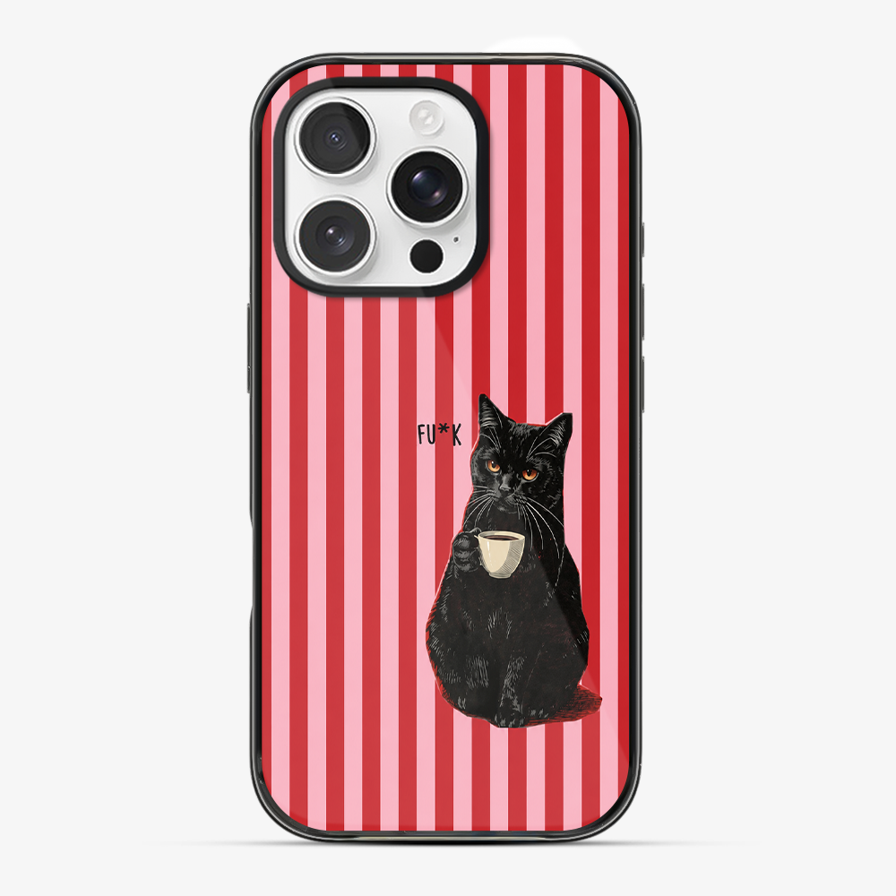 Stripe Meowt Phone Case