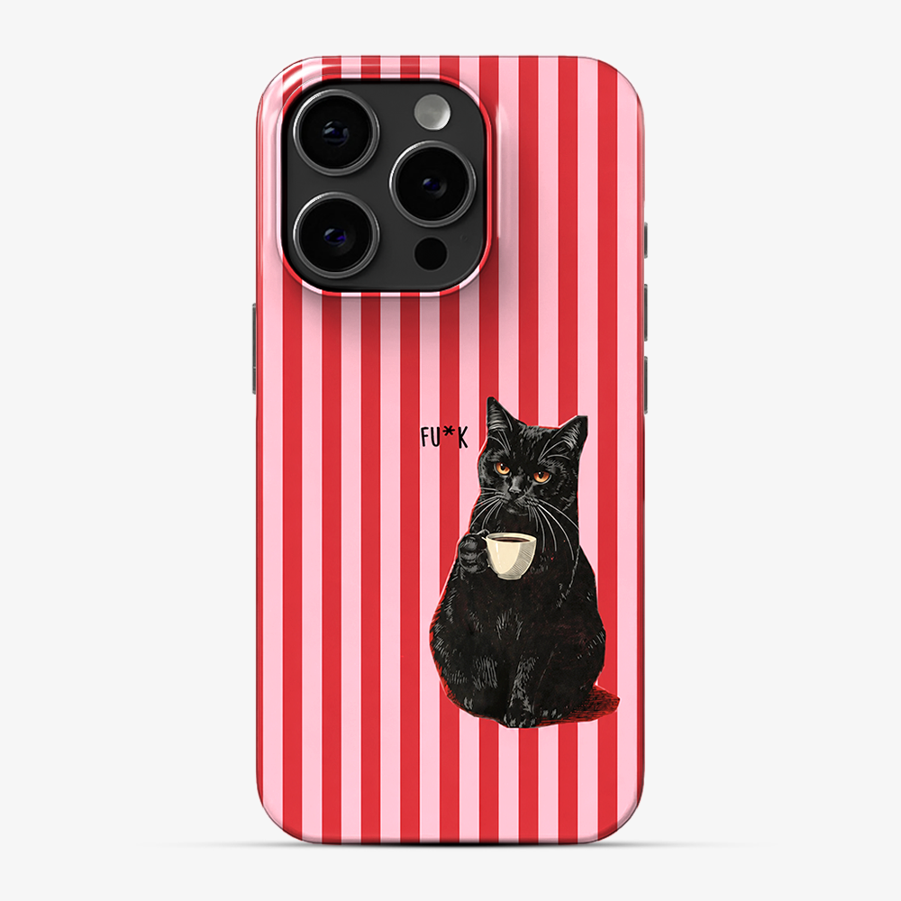 Stripe Meowt Phone Case