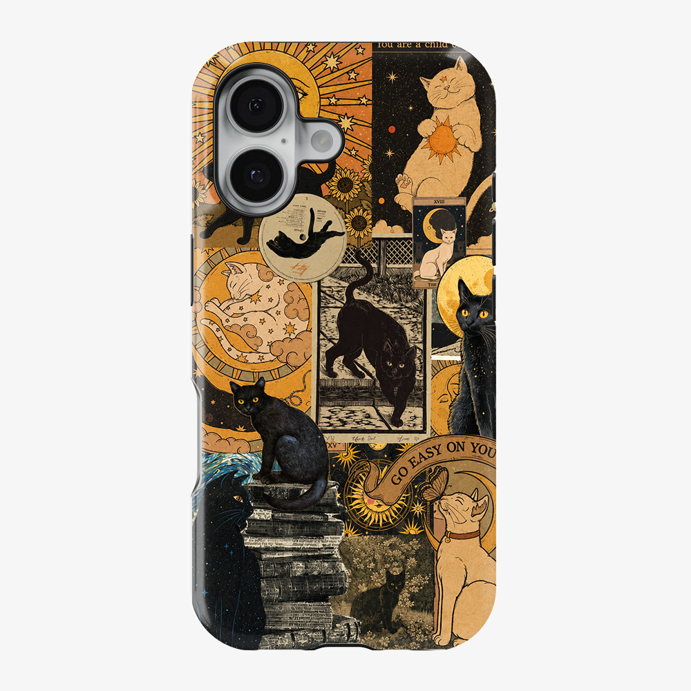 Sun, Moon & Cat Phone Case