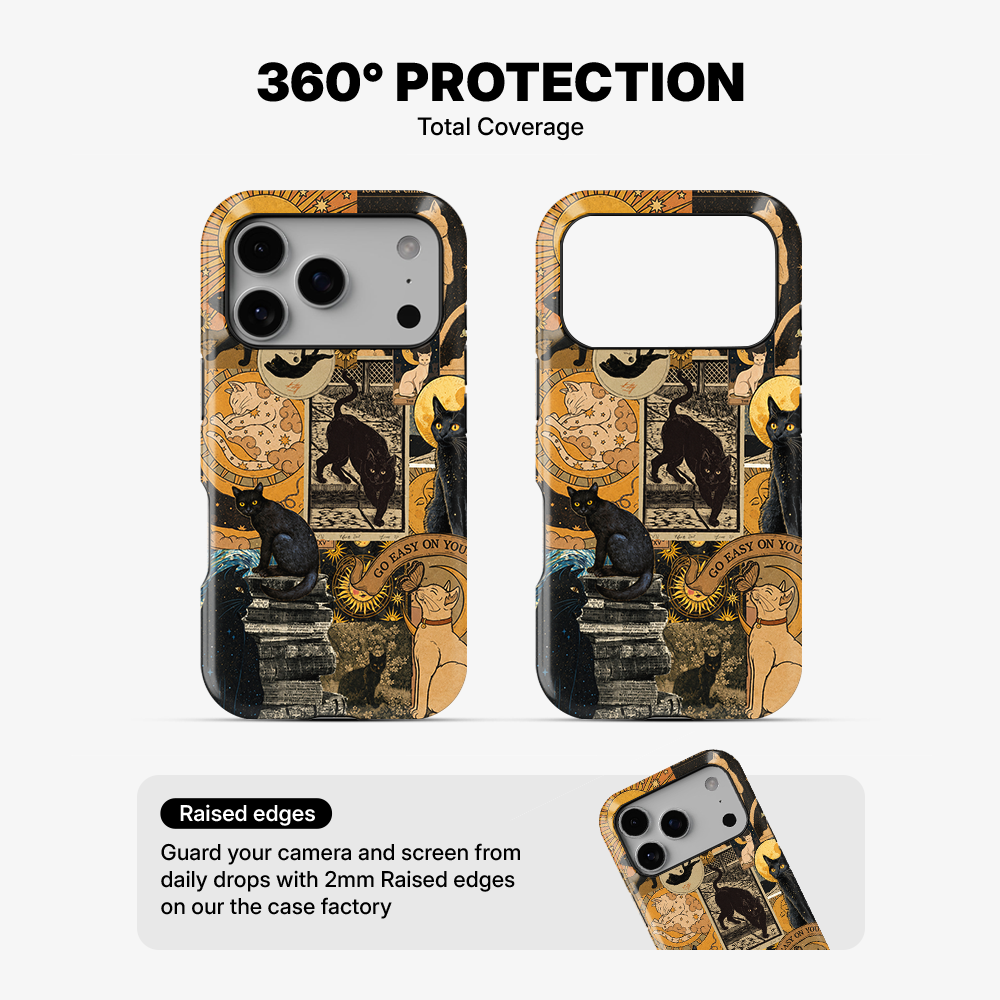 Sun, Moon & Cat Phone Case