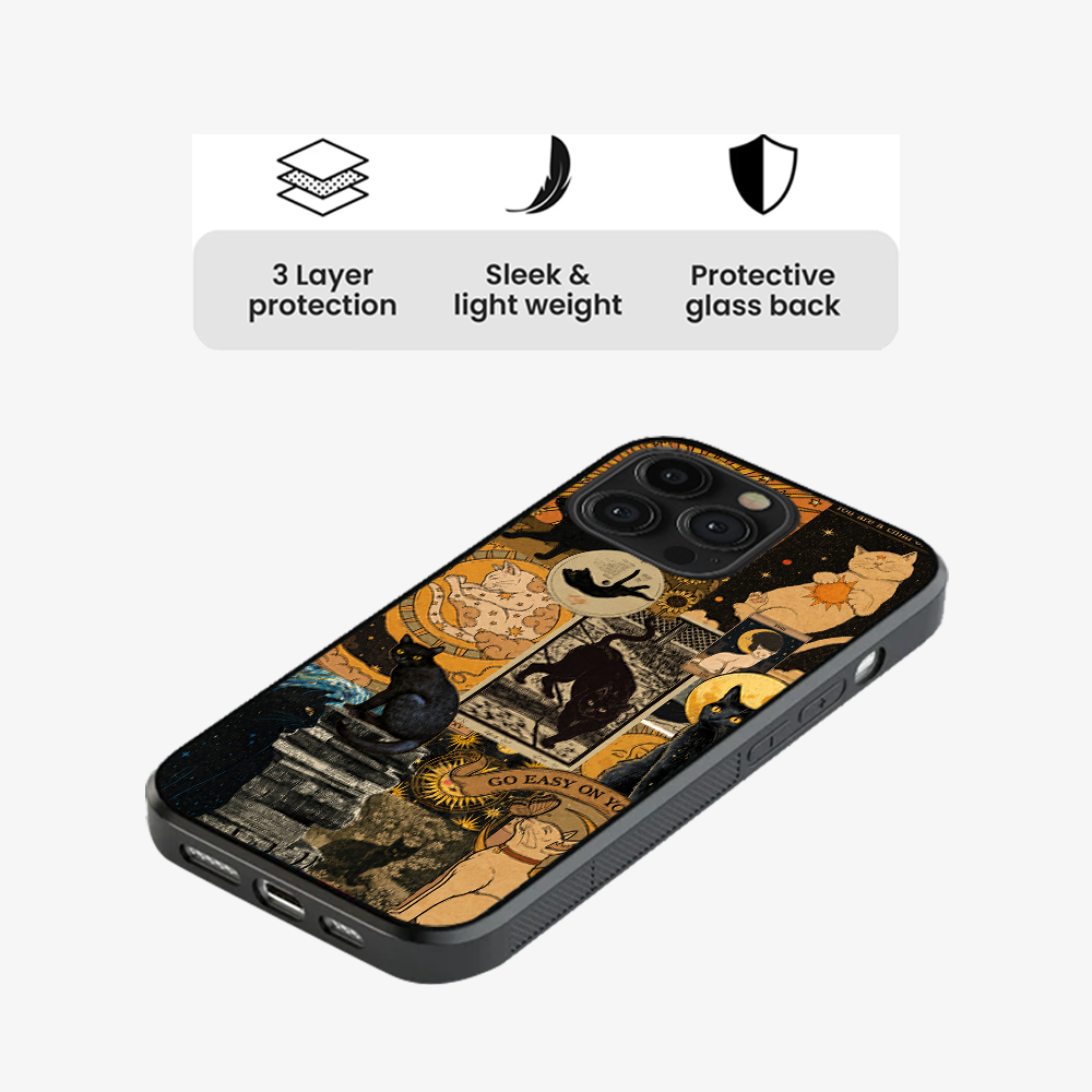 Sun, Moon & Cat Phone Case