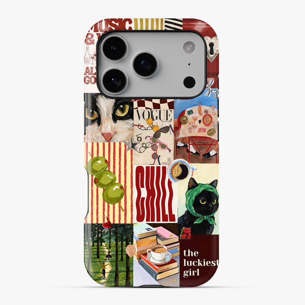 The Cat's Playlist Phone Case