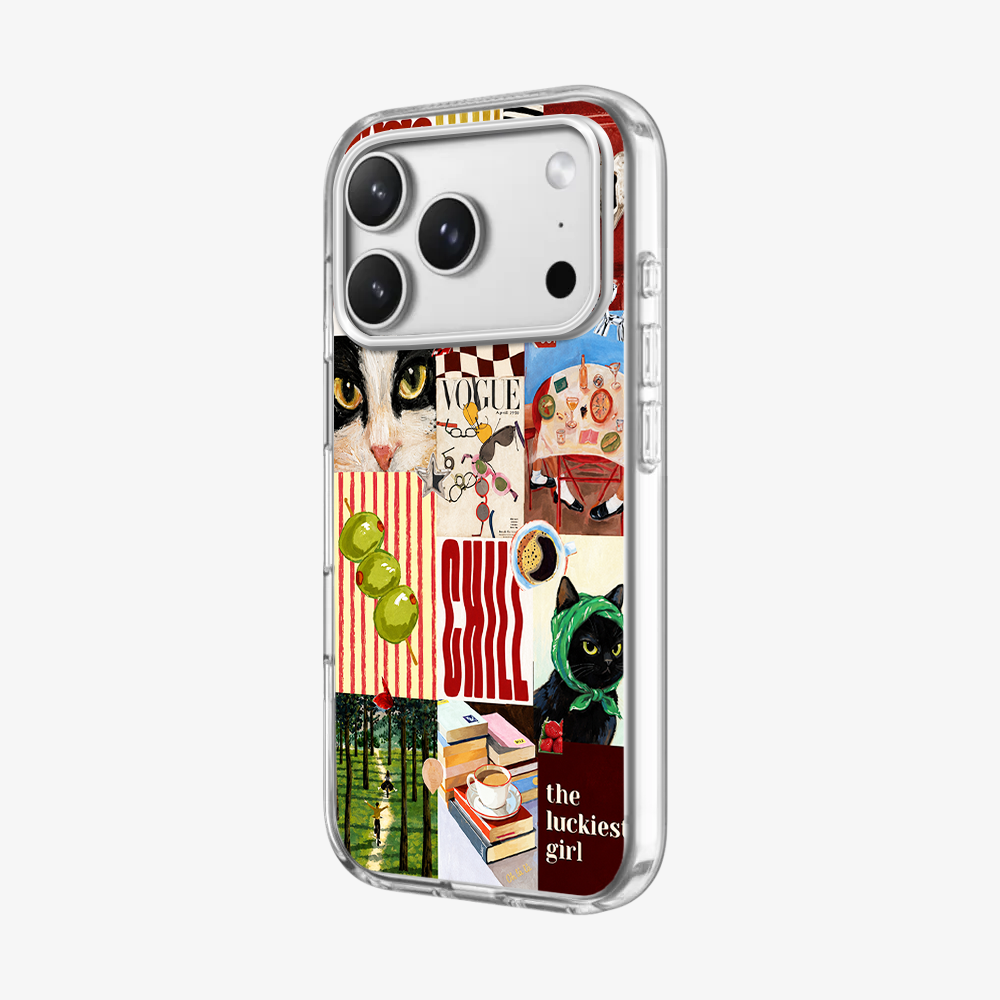 The Cat's Playlist Phone Case