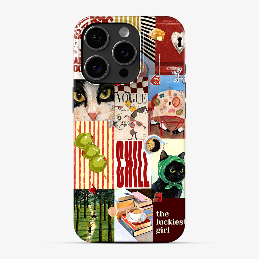The Cat's Playlist Phone Case