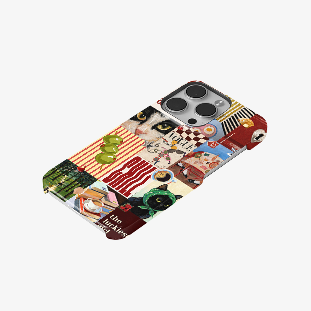 The Cat's Playlist Phone Case