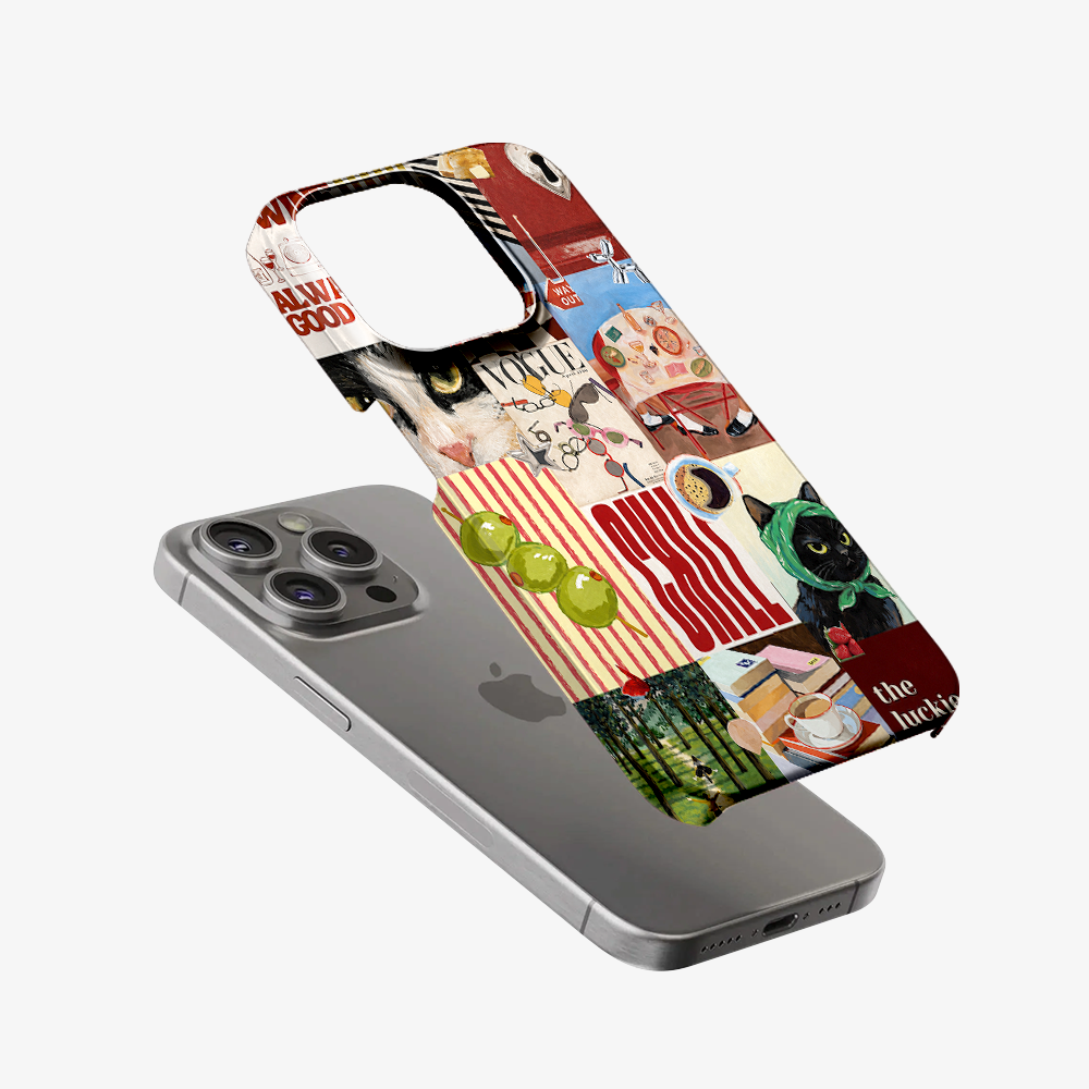 The Cat's Playlist Phone Case