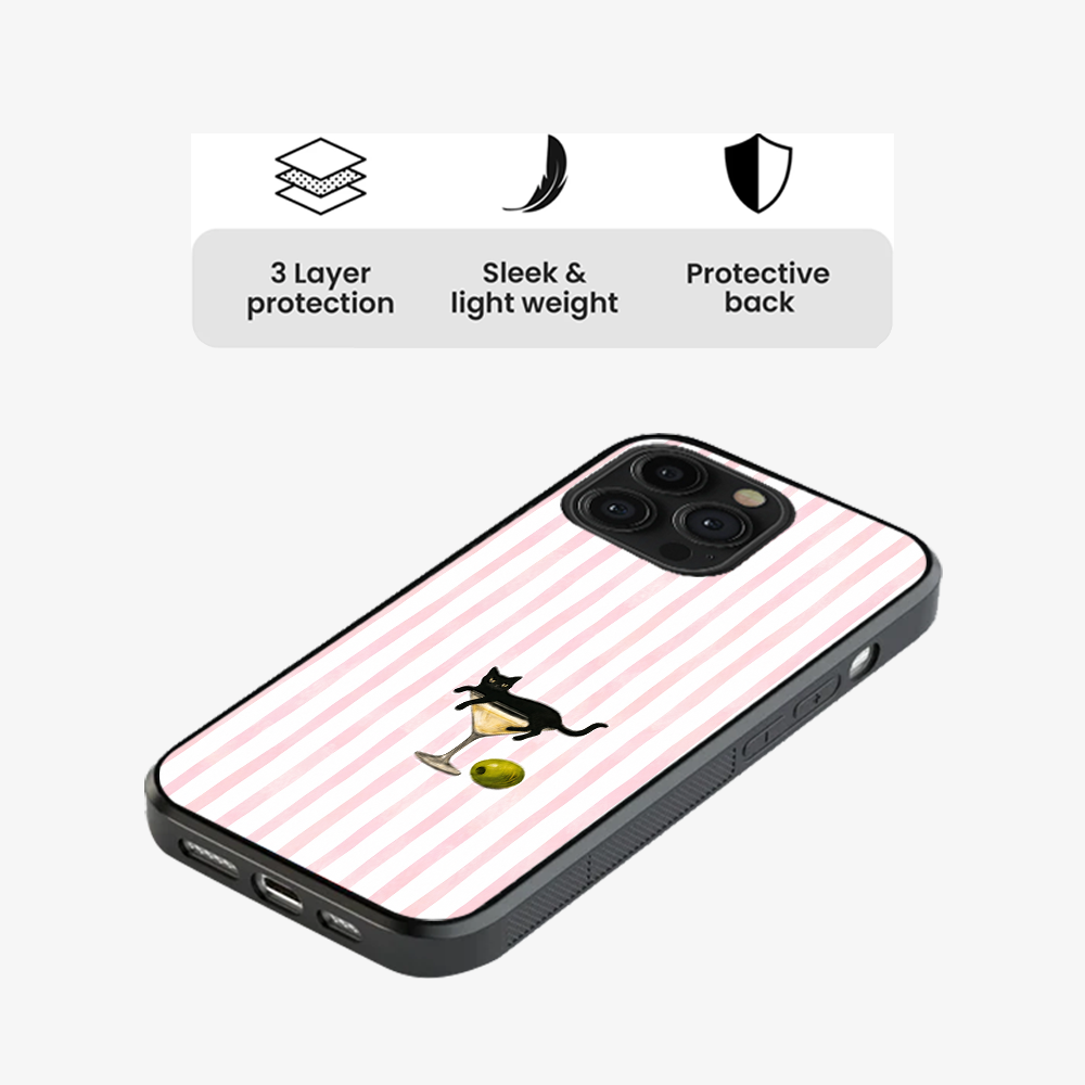 Martini Meow Phone Case