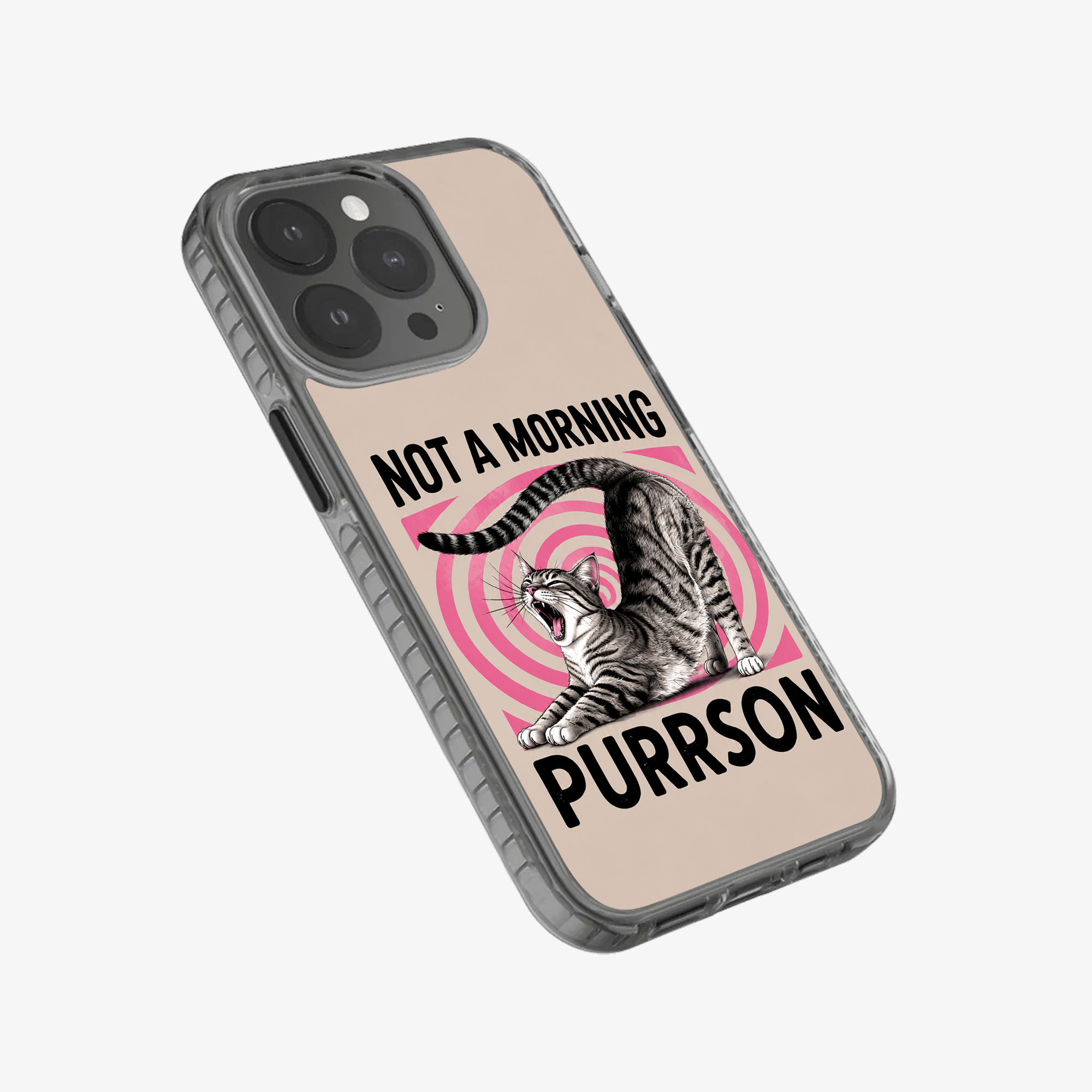Not A Morning Purrson Phone Case