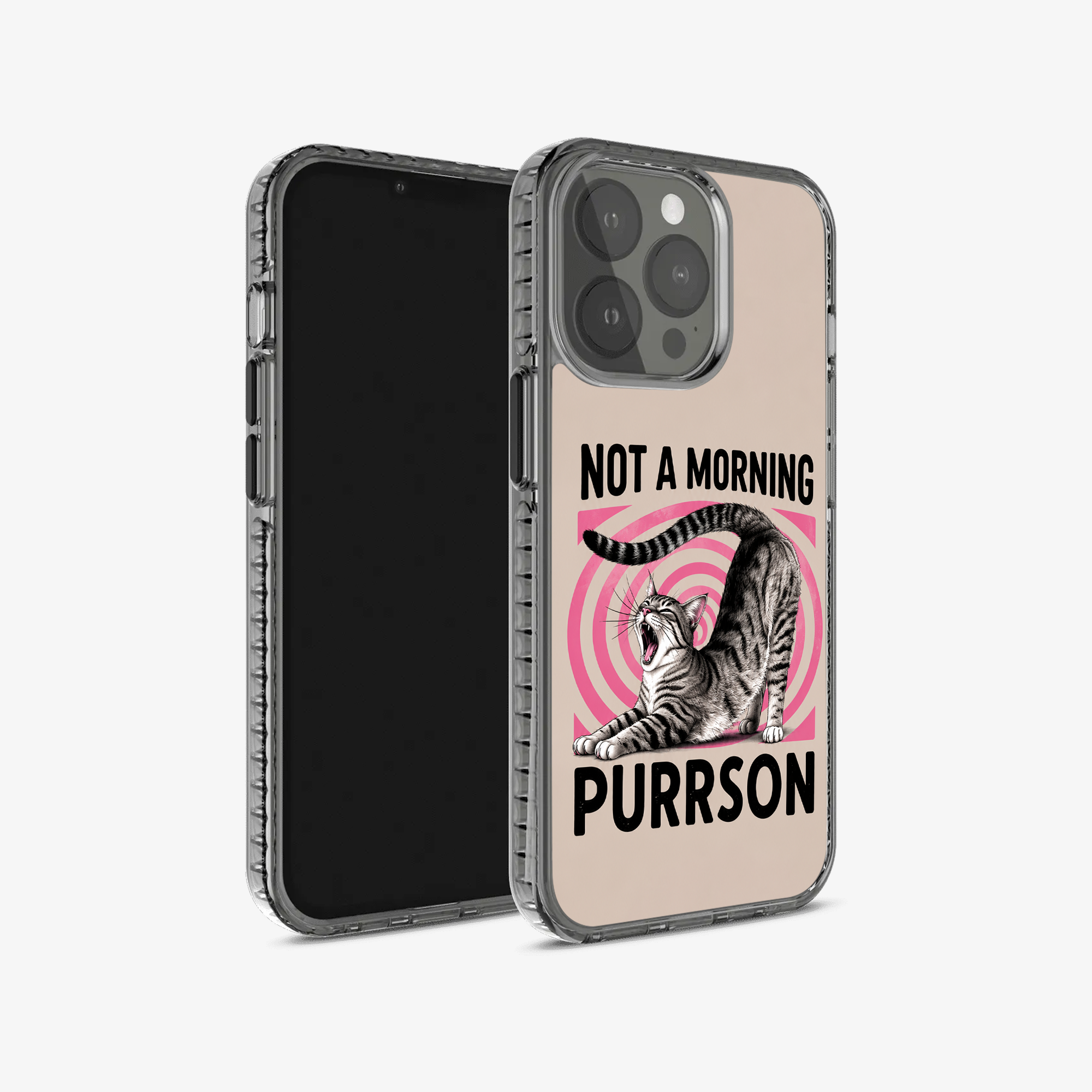 Not A Morning Purrson Phone Case