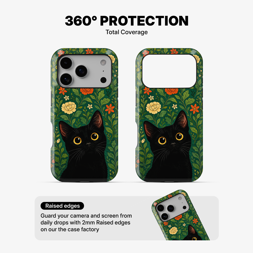 Bloom Where The Cat Is Phone Case