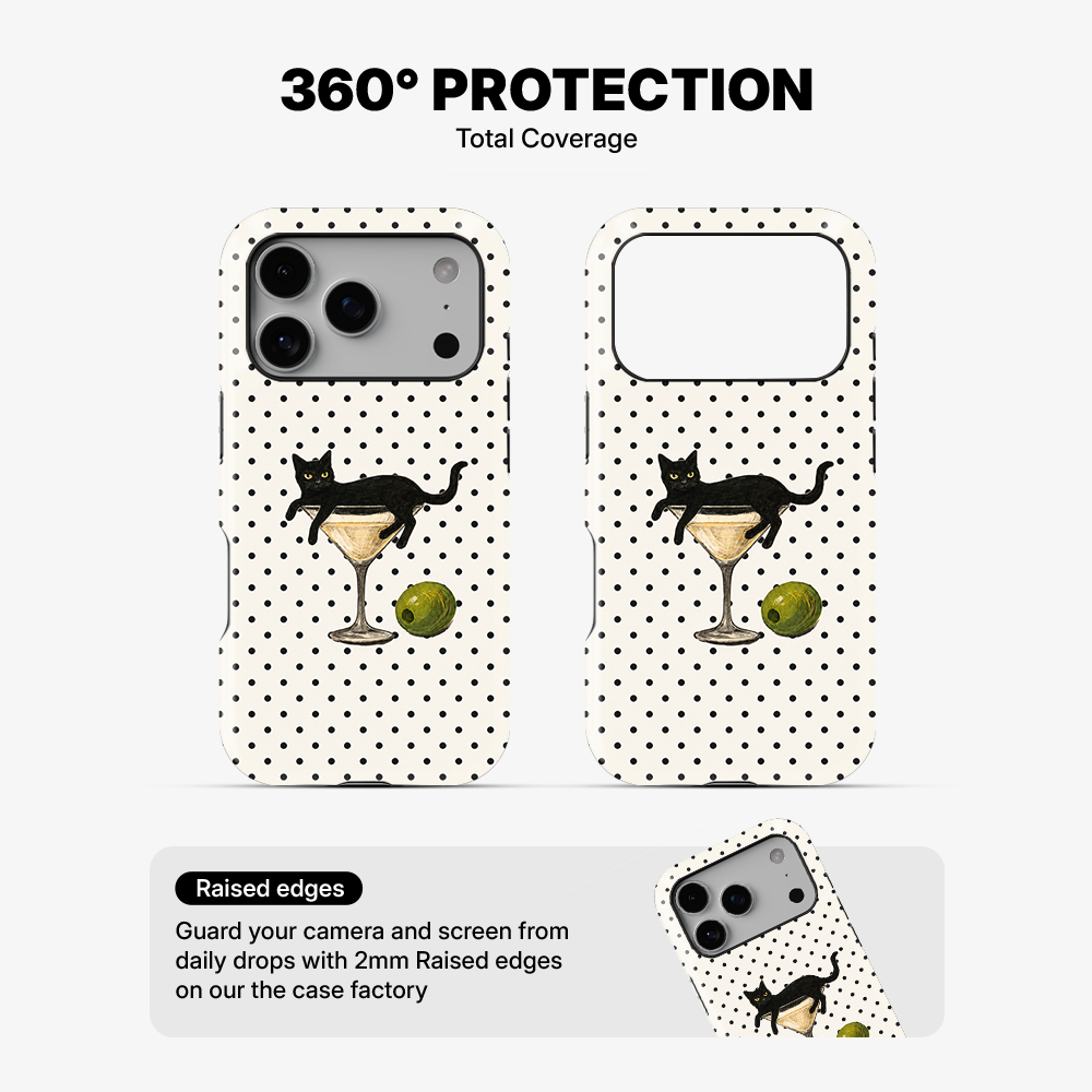 Espresso Meowtini Phone Case