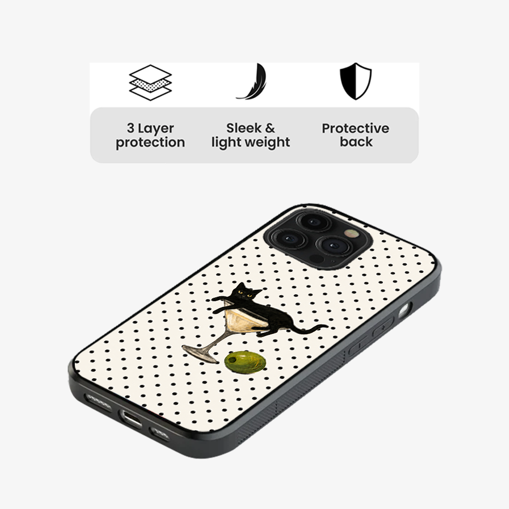 Espresso Meowtini Phone Case