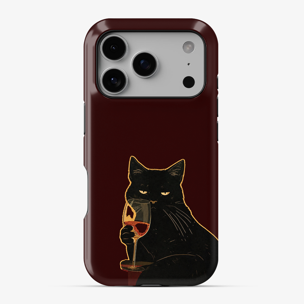 Sip Happens Cat Phone Case